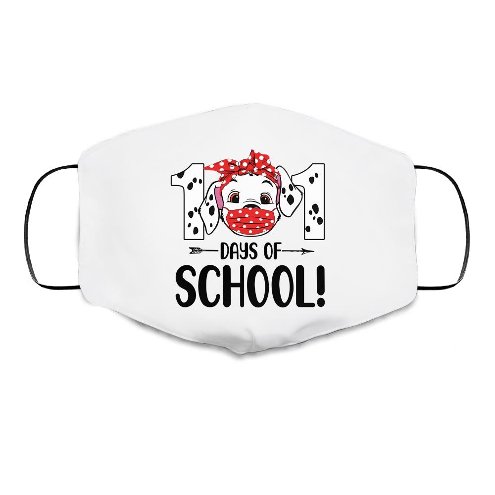 101 Days Of School Teachers Kids Cloth Face Mask