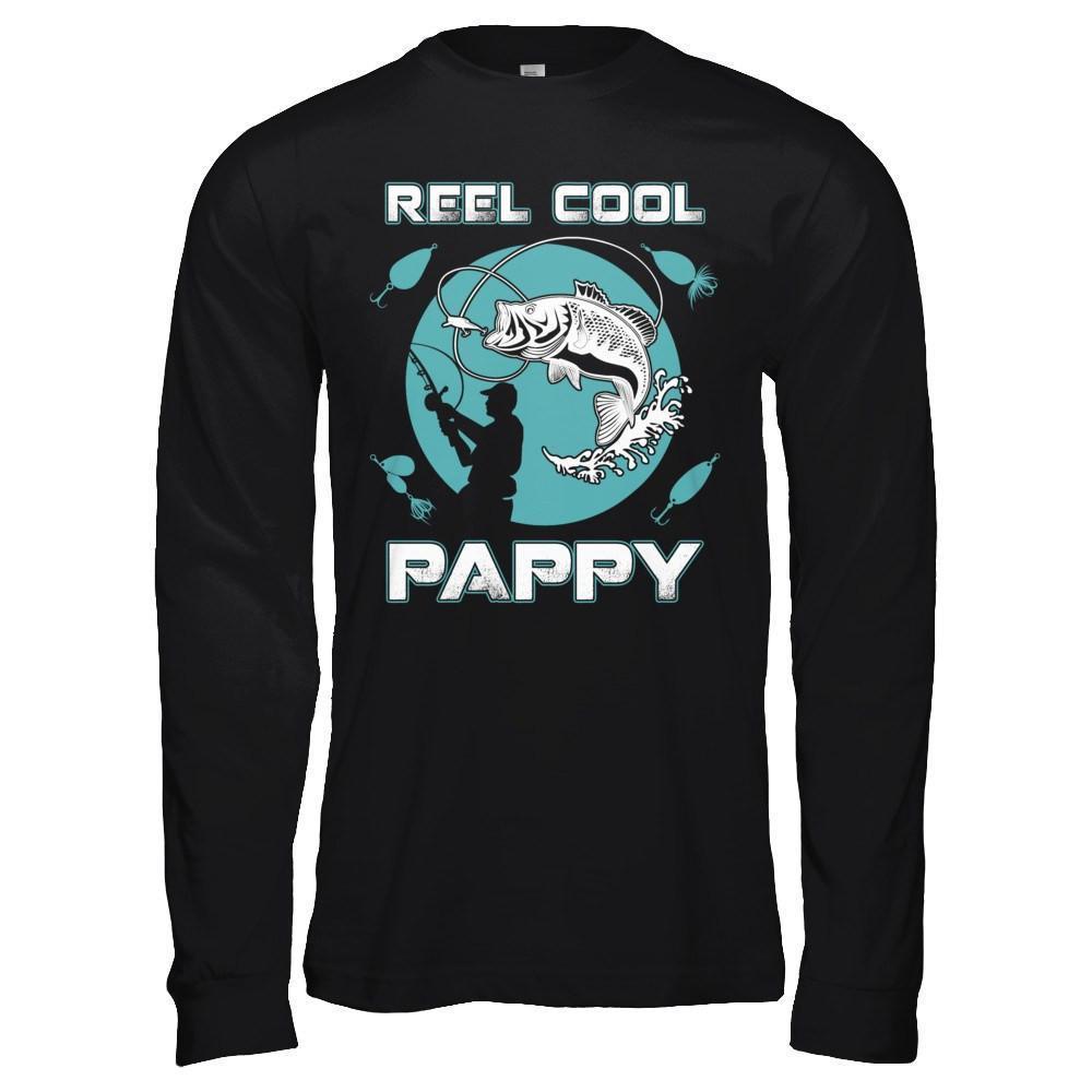 Reel Cool Pappy-T-Shirt & Hoodie-Long Sleeve T-Shirt-Black