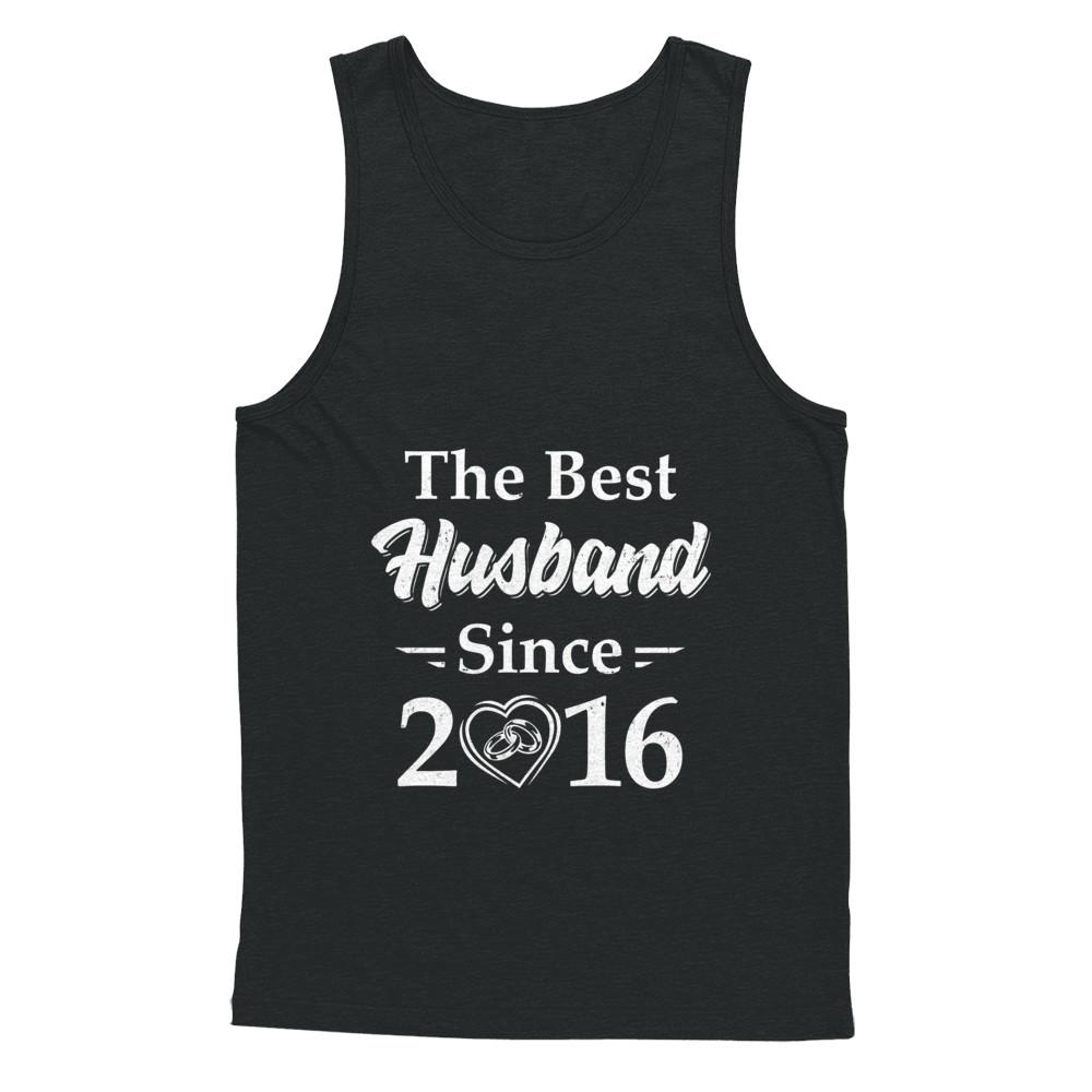 5th Married Together Anniversary Since 2016 Wife Husband-T-Shirt & Hoodie-Unisex Tank-Black