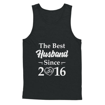 5th Married Together Anniversary Since 2016 Wife Husband-T-Shirt & Hoodie-Unisex Tank-Black
