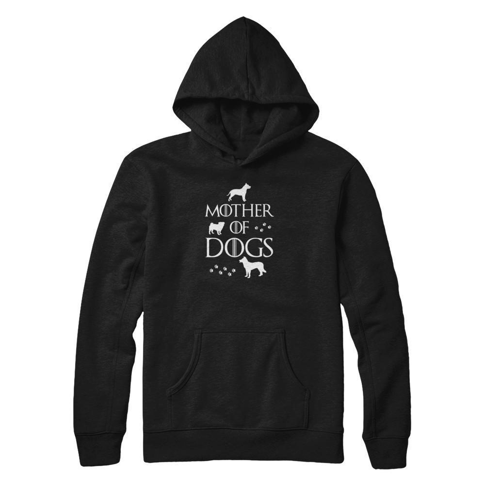 Mother Of Dogs Dog Lover-T-Shirt & Tank Top-Pullover Hoodie-Black