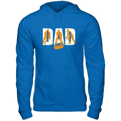 Hockey Dad Father's Day-T-Shirt & Hoodie-Pullover Hoodie-Royal