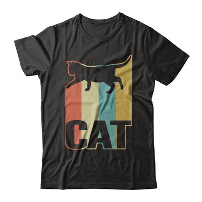 Classic Vintage Retro Style Cat-T-Shirt & Hoodie-Premium T-Shirt-Black