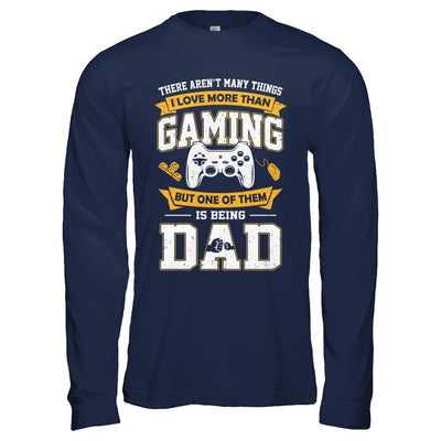Video Game Gaming Dad Funny Fathers Day Gifts-T-Shirt & Hoodie-Long Sleeve T-Shirt-Navy