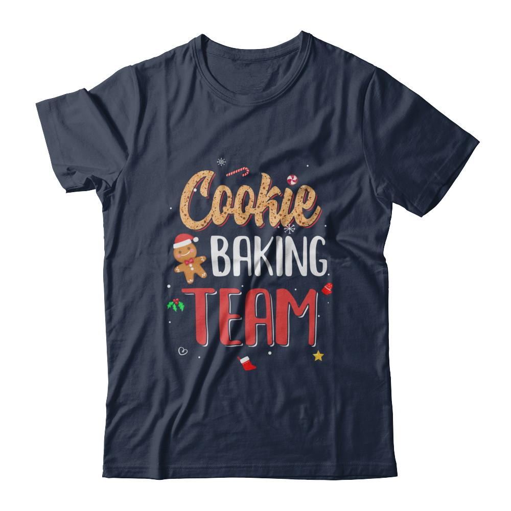 Cookie Baking Team Christmas Baking Team-T-Shirt & Sweatshirt-Classic T-Shirt-Navy