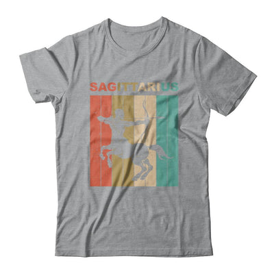 Vintage Sagittarius Zodiac November December Birthday Gift-T-Shirt & Hoodie-Classic T-Shirt-Sport Grey