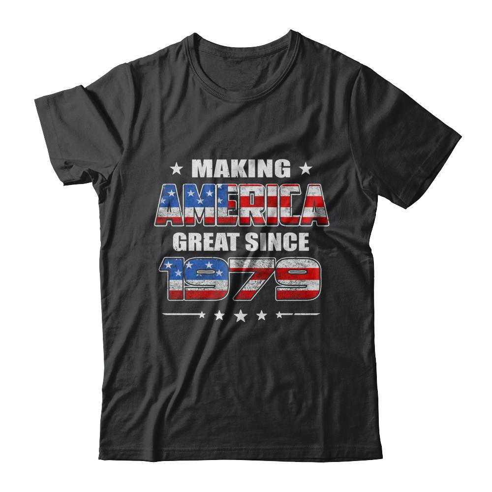 Making America Great Since 1979 42th Birthday-T-Shirt & Hoodie-Classic T-Shirt-Black