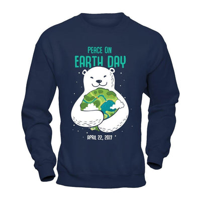 Peace On Earth Day 2017-T-Shirt & Hoodie-Crewneck Sweatshirt-Navy