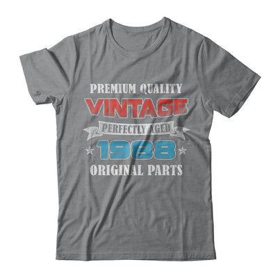 Vintage Premium Prefectly Aged 1988 33th Birthday Gift-T-Shirt & Hoodie-Classic T-Shirt-Sport Grey