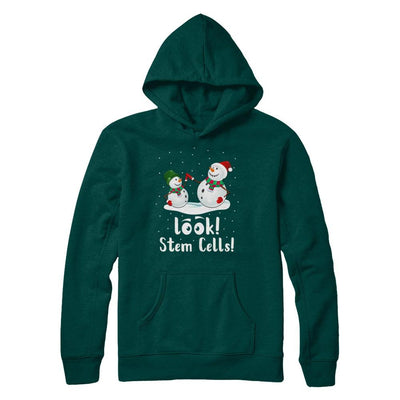 Look Stem Cells Funny Science Xmas Christmas Gifts-T-Shirt & Sweatshirt-Pullover Hoodie-Deep Forest