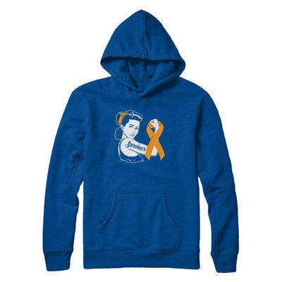 We Can Cure It Multiple Sclerosis Orange Awareness Survivor-T-Shirt & Hoodie-Pullover Hoodie-Deep Royal