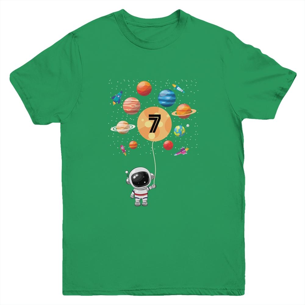 11 Years Old Birthday Boy Girl Gifts Astronaut 11th Birthday Youth-Youth Shirt-Youth T-Shirt-Irish Green