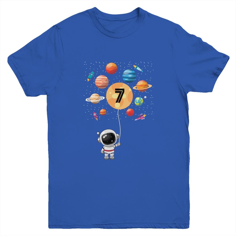 11 Years Old Birthday Boy Girl Gifts Astronaut 11th Birthday Youth-Youth Shirt-Youth T-Shirt-Royal