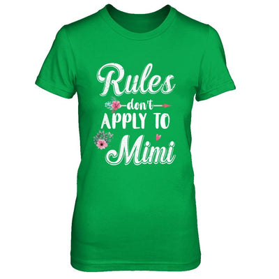 Grandmother Rules Don't Apply To Mimi-T-Shirt & Hoodie-Women's T-Shirt-Irish Green