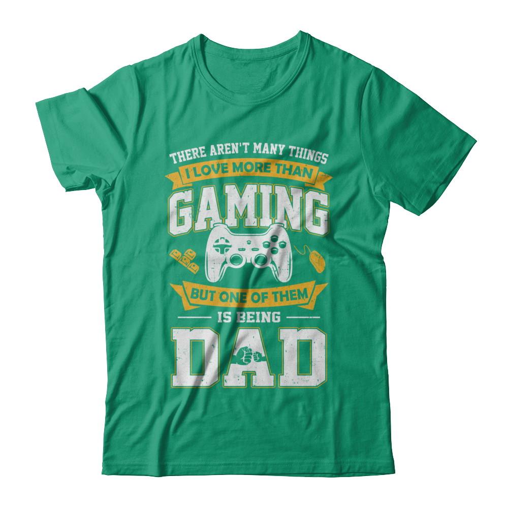 Video Game Gaming Dad Funny Fathers Day Gifts-T-Shirt & Hoodie-Classic T-Shirt-Kelly Green
