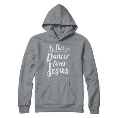 This Dancer Loves Jesus Christian Dance-T-Shirt & Hoodie-Pullover Hoodie-Light Steel