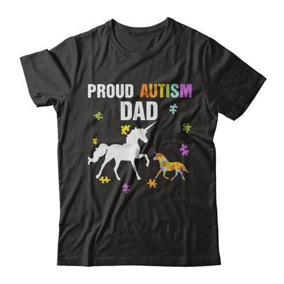 Proud Autism Dad Unicorn Autism Awareness-T-Shirt & Hoodie-