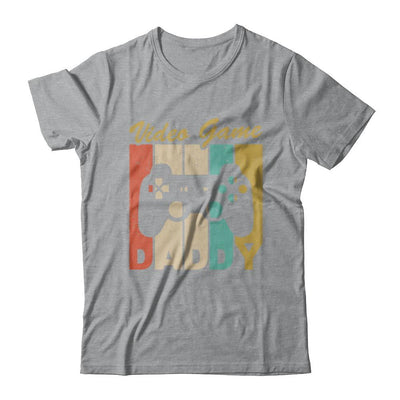 Retro Vintage Daddy Video Games Gaming Dad Fathers Day Gift-T-Shirt & Hoodie-Classic T-Shirt-Sport Grey
