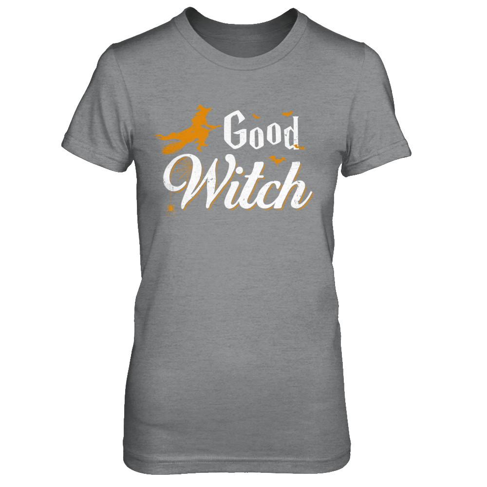 Good Witch Halloween-T-Shirt & Hoodie-Women's T-Shirt-Sport Grey