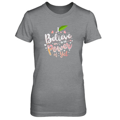 I Believe In The Power Of Yet-T-Shirt & Tank Top-Women's T-Shirt-Sport Grey