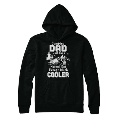 Camping Dad Except Much Cooler-T-Shirt & Hoodie-Pullover Hoodie-Black