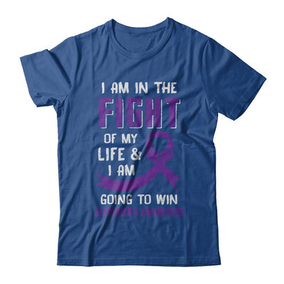 I'm In The Fight Of My Life And Win Alzheimer's Awareness-T-Shirt & Hoodie-Classic T-Shirt-Royal