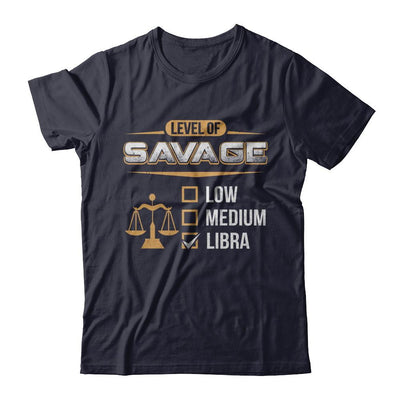 Level Of Savage Libra-T-Shirt & Hoodie-Premium T-Shirt-Midnight Navy