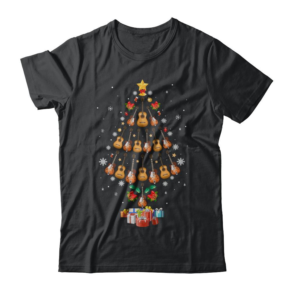 Music Guitar Christmas Tree Merry Xmas Gift