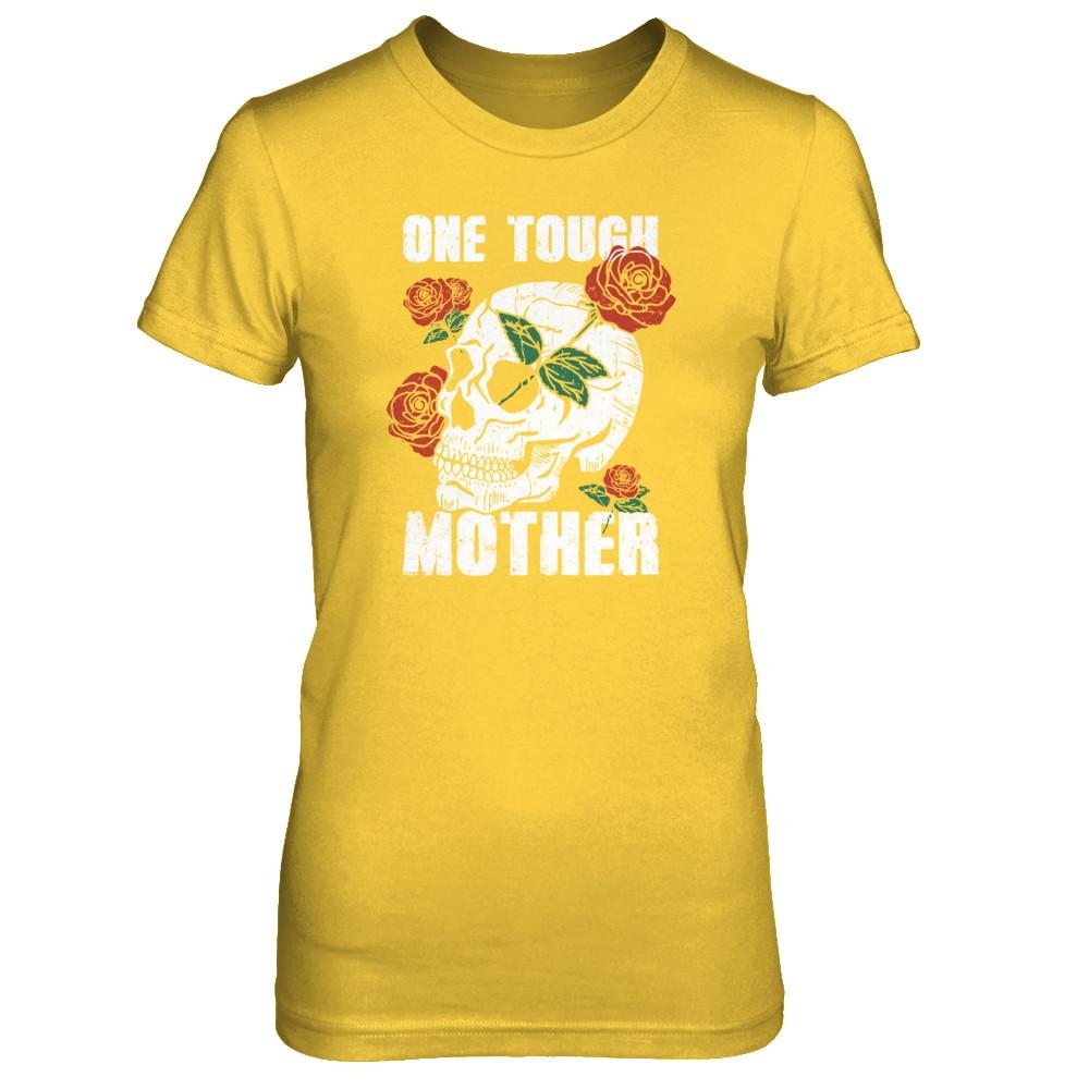 One Tough Mother Skull Rose-T-Shirt & Tank Top-Women's T-Shirt-Daisy