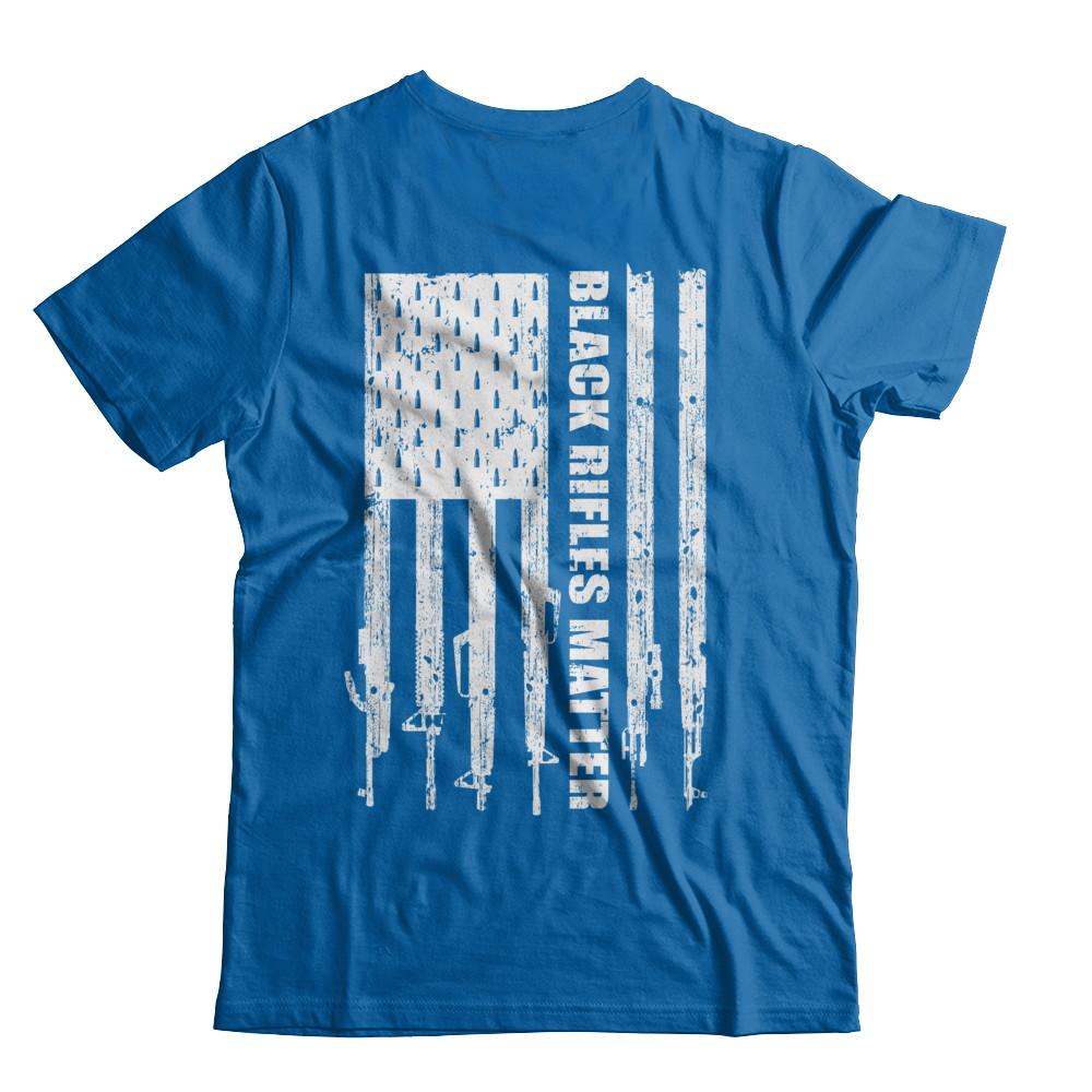 Black Rifles Matter 2nd Amendment Ar15-T-Shirt & Hoodie-Classic T-Shirt-Royal