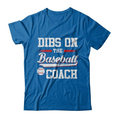 Dibs On The Coach Baseball-T-Shirt & Hoodie-Classic T-Shirt-Royal