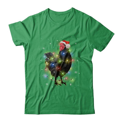 Funny Chickmas Lights Chicken Lights-T-Shirt & Sweatshirt-Premium T-Shirt-Kelly Green