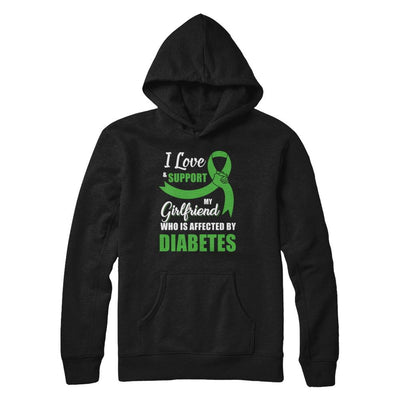 Lymphoma Awareness Support Green Girlfriend Boyfriend-T-Shirt & Hoodie-Pullover Hoodie-Black