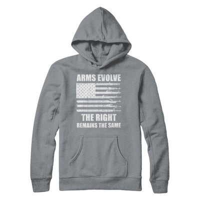 Arms Evolve The Right Remains The Same Gun Right-T-Shirt & Hoodie-