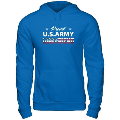 Proud Us Army Girlfriend-T-Shirt & Hoodie-Pullover Hoodie-Royal