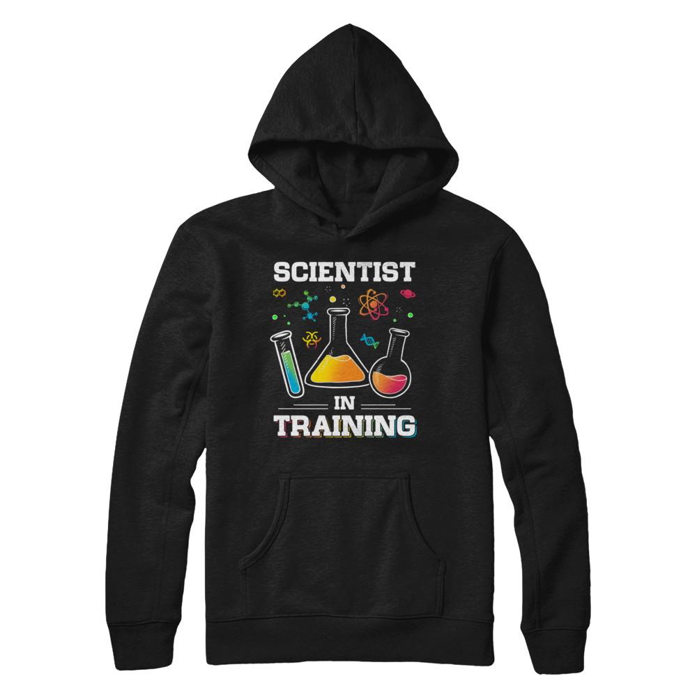 Scientist In Training Science-T-Shirt & Hoodie-Pullover Hoodie-Black