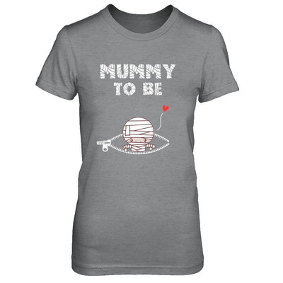 Cute Baby Mummy To Be Pregnant Halloween Costume-T-Shirt & Hoodie-Women's T-Shirt-Sport Grey