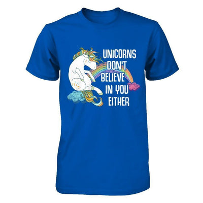 Unicorns Don't Believe In You Either-T-Shirt & Hoodie-Premium T-Shirt-Royal