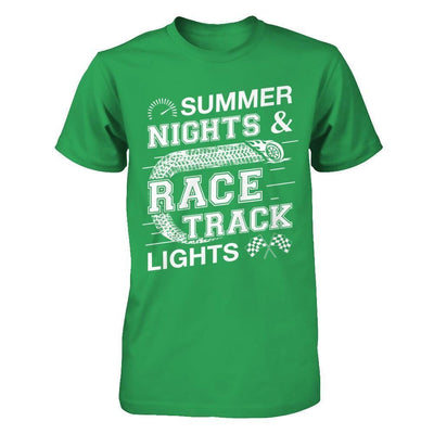 Summer Nights Race Track Lights-T-Shirt & Hoodie-Premium T-Shirt-Kelly Green