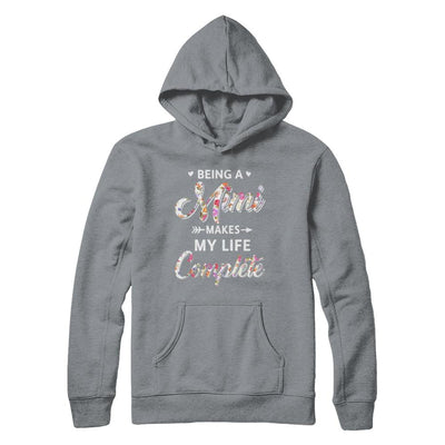 Being A Mimi Makes My Life Complete Mothers Day-T-Shirt & Hoodie-Pullover Hoodie-Light Steel