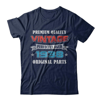 Vintage Premium Prefectly Aged 1938 83th Birthday Gift-T-Shirt & Hoodie-Classic T-Shirt-Navy