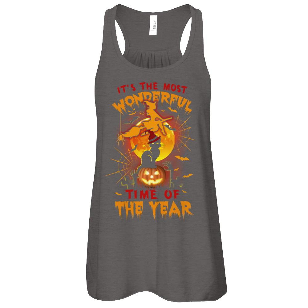 Halloween Cat It's The Most Wonderful Time Of The Year Witches-T-Shirt & Tank Top-