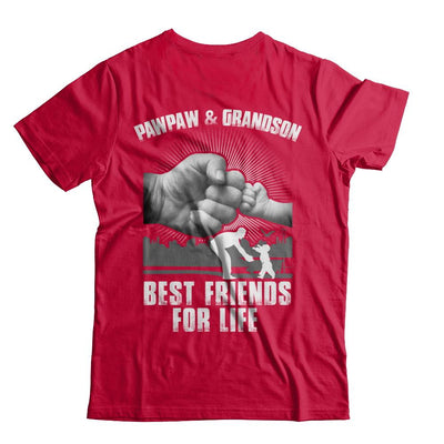 Pawpaw And Grandson Best Friends For Life-T-Shirt & Hoodie-Classic T-Shirt-Red