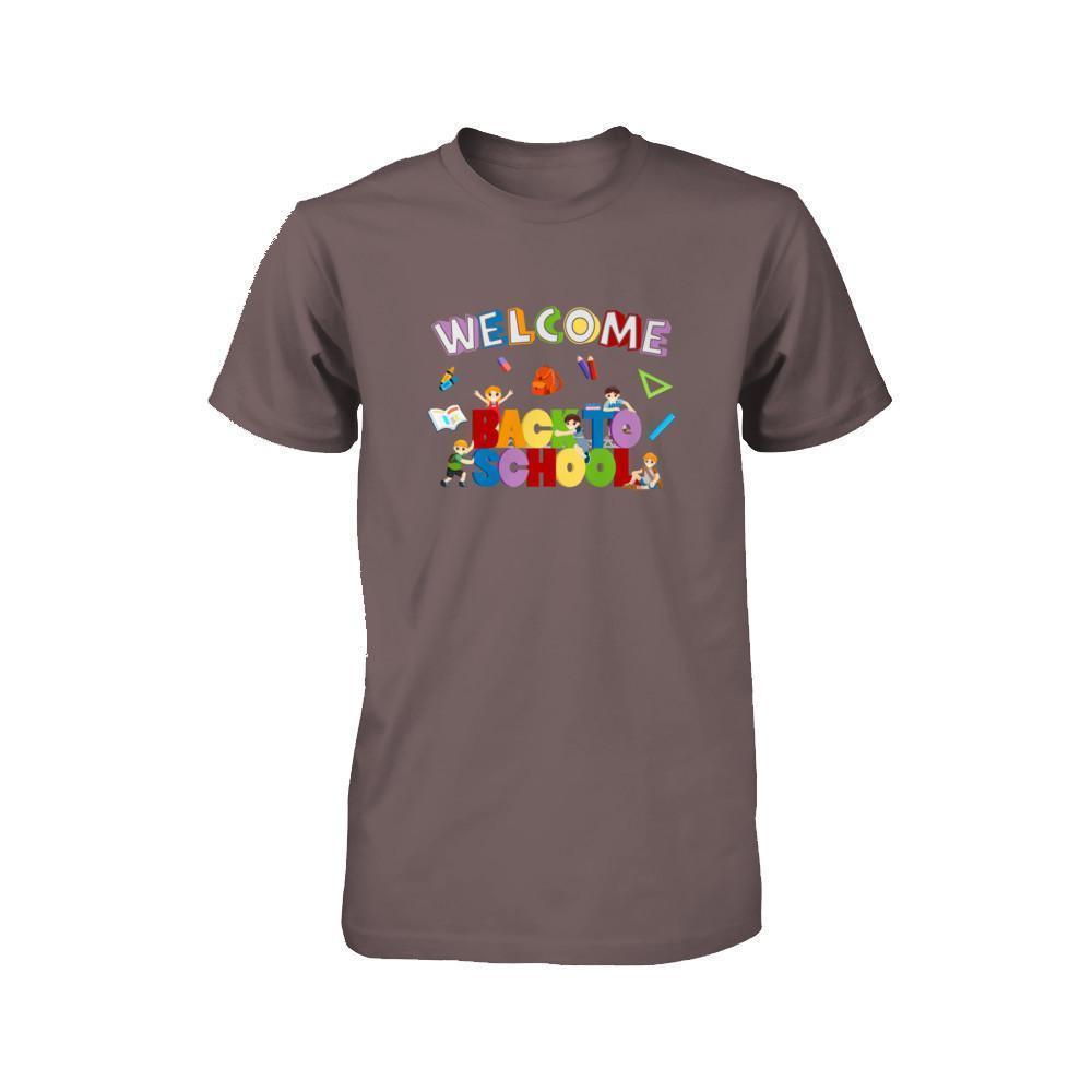 Welcome Back To School Youth-T-Shirt & Hoodie-Youth T-Shirt-Asphalt