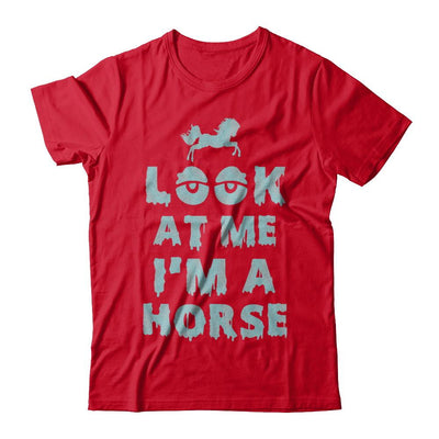 Look At Me I'm A Horse Halloween Costume-T-Shirt & Hoodie-Premium T-Shirt-Red