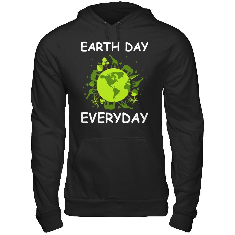 Trees And Plants On Earth Day Everyday 20178-T-Shirt & Hoodie-Pullover Hoodie-Black
