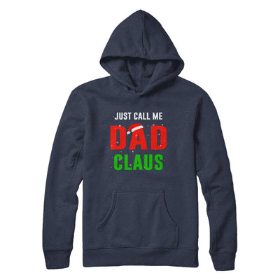 Santa Dad Claus Matching Family Christmas Pajamas-T-Shirt & Sweatshirt-Pullover Hoodie-Navy