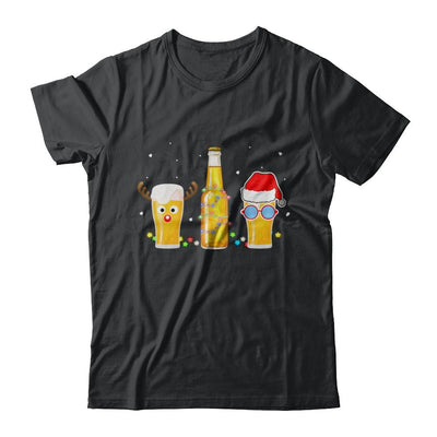 Xmas Merry Christmas Drinking Beer Gift-T-Shirt & Sweatshirt-Classic T-Shirt-Black