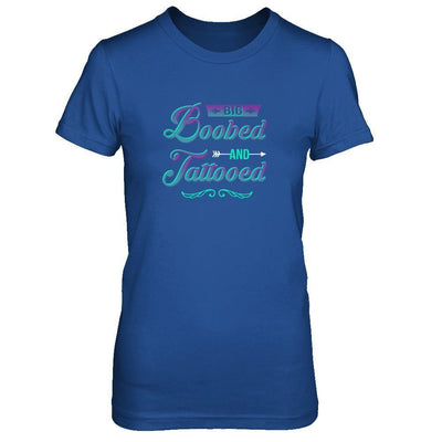 Big Boobed And Tattooed Lover-T-Shirt & Tank Top-Women's T-Shirt-Royal