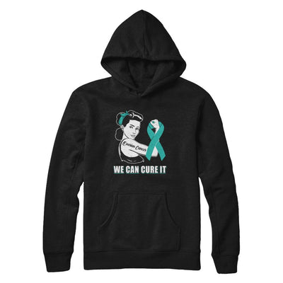 Ovarian Cancer Awareness Survivor We Can Cure It-T-Shirt & Hoodie-Pullover Hoodie-Black